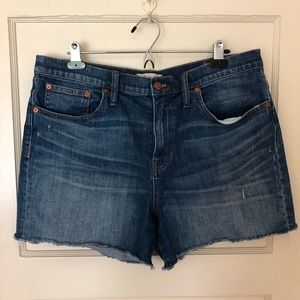 Madewell High Rise Denim Shorts